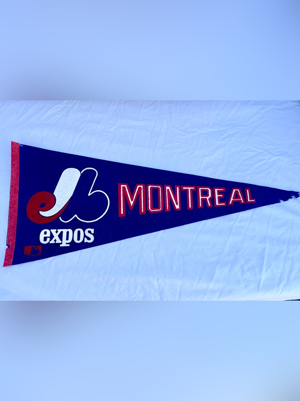 Vintage 1969 Montreal Expos MLB Pennant Flag